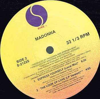 マドンナ　Madonna ExpressYourself 8センチ8cmシングル マドンナ Madonna ExpressYourself 8センチ8cmシングル Madonna